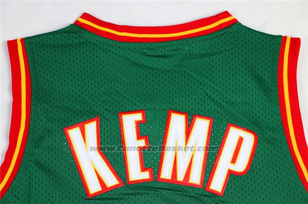 Maglia Seattle SuperSonics Shawn Kemp #40 Historic Retro Verde